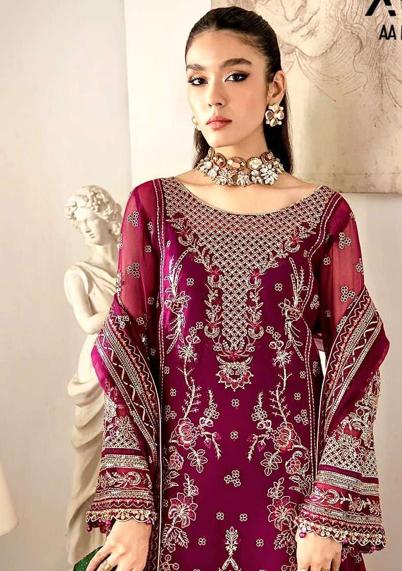 D No -410 Semi Stitched by Anamsa